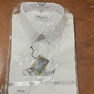 Men's Classic White Dress Shirt